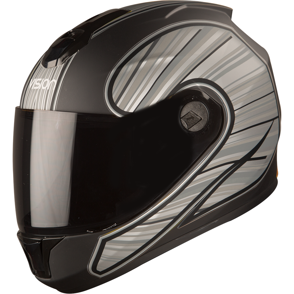 SBH-11 Vision Rays Black With Grey ( Fitted With Clear Visor Extra Smoke Visor Free)